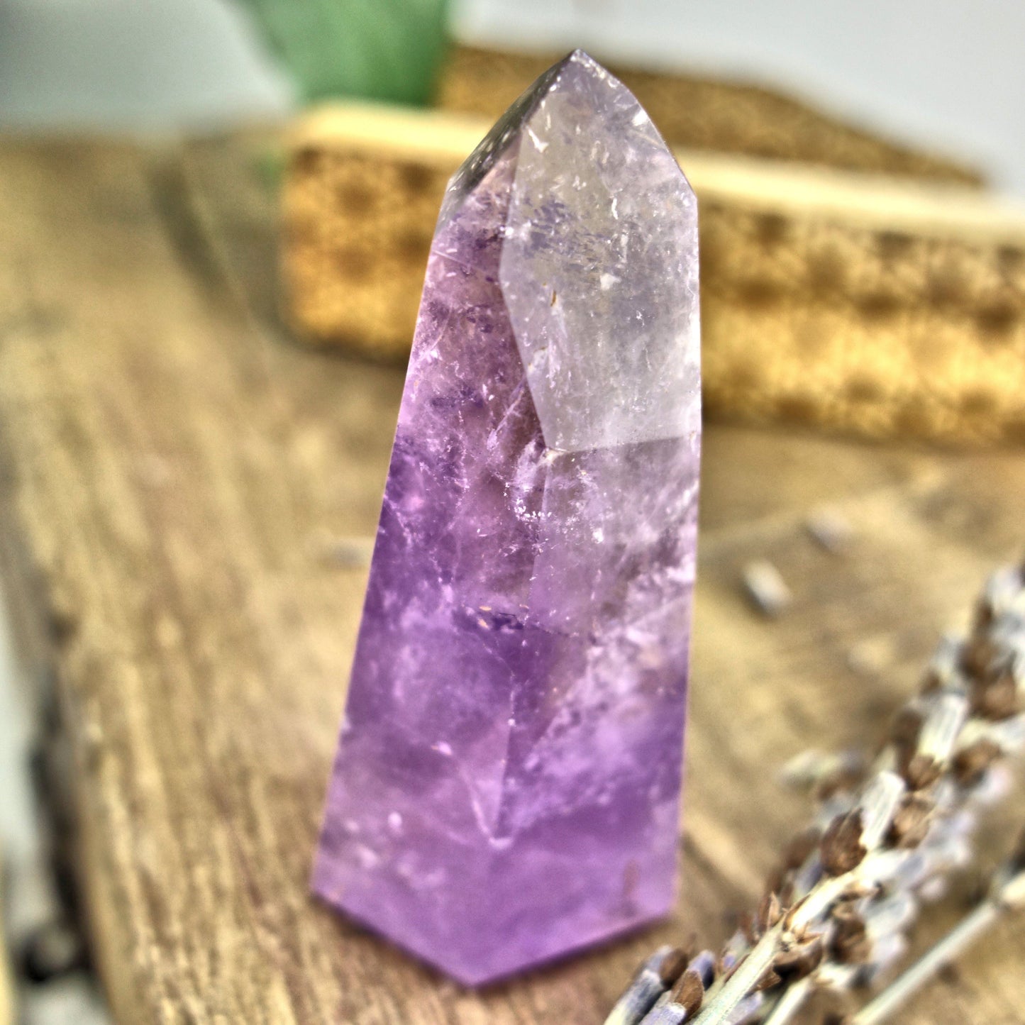 Brilliant Ametrine Generator Standing Display Specimen From Brazil 3