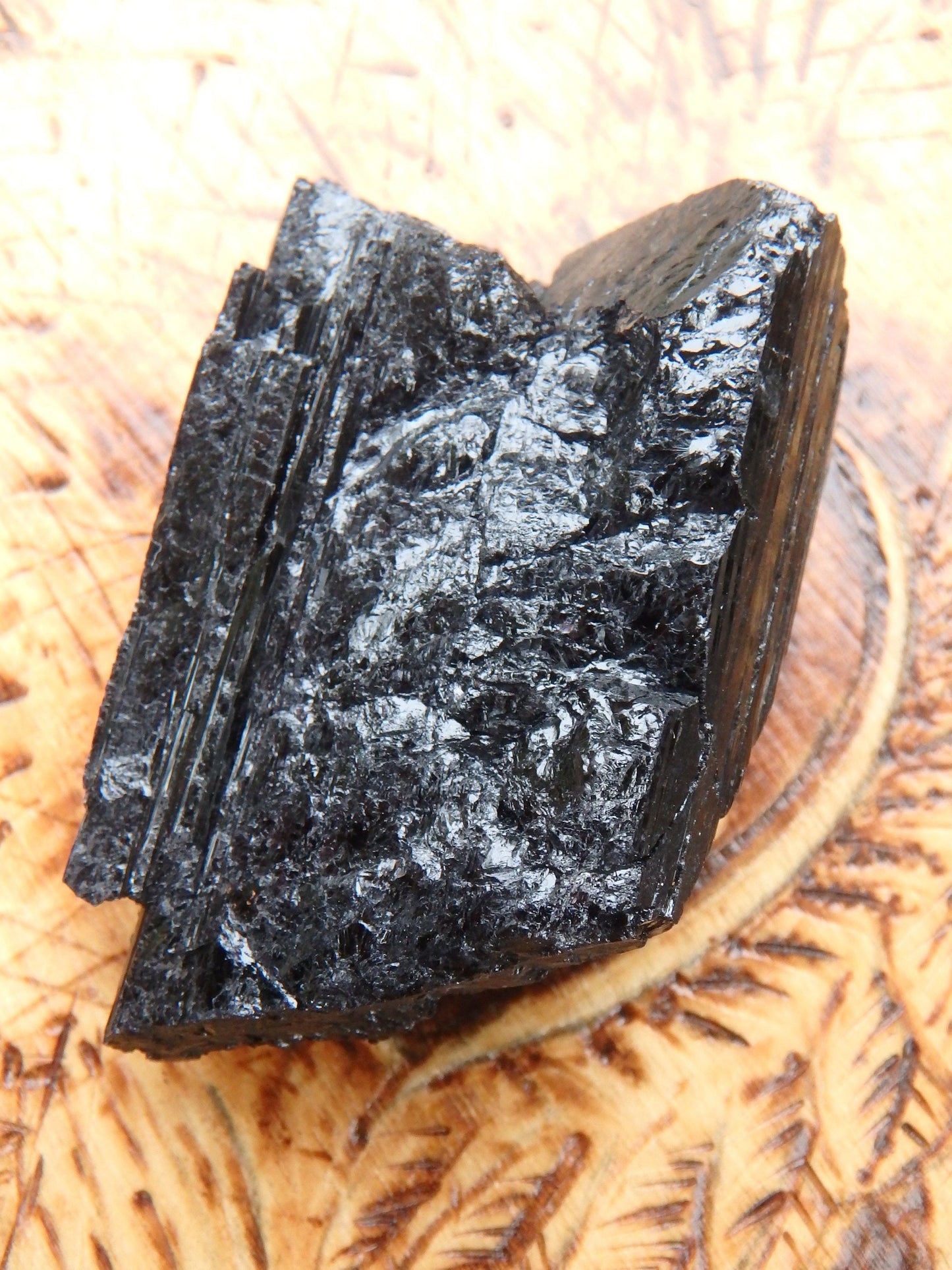 Chunky Raw Black Tourmaline Specimen 1