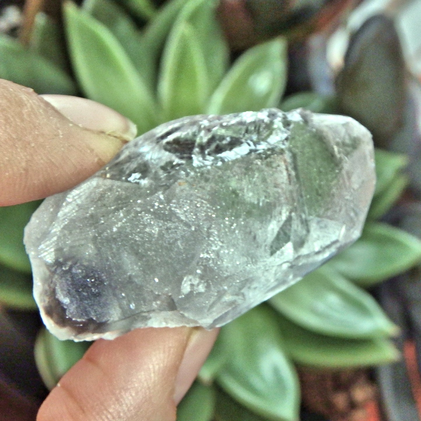 Icey Arkansas Blue Phantom Quartz Point 2