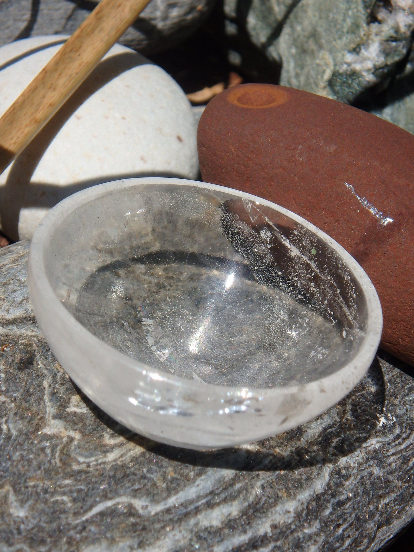 Clear Quartz Bowl Carving 2