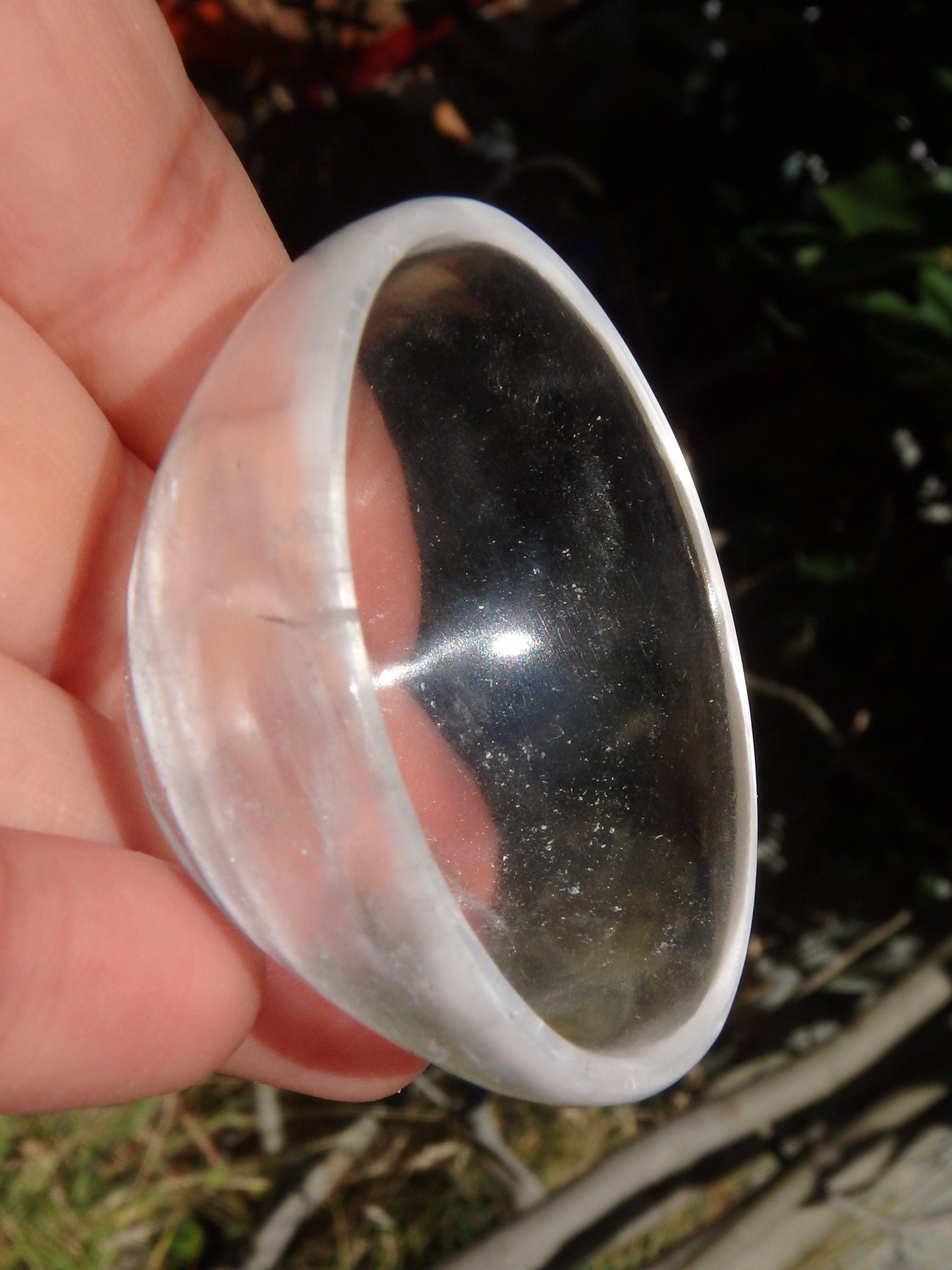 Clear Quartz Bowl Carving1