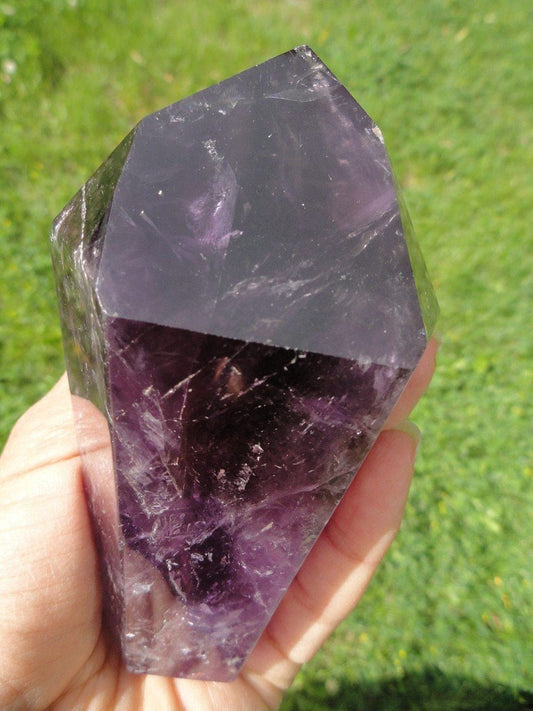 AMETHYST TOWER~ STONE OF PROTECTION, FREEDOM FROM ADDICTIONS*