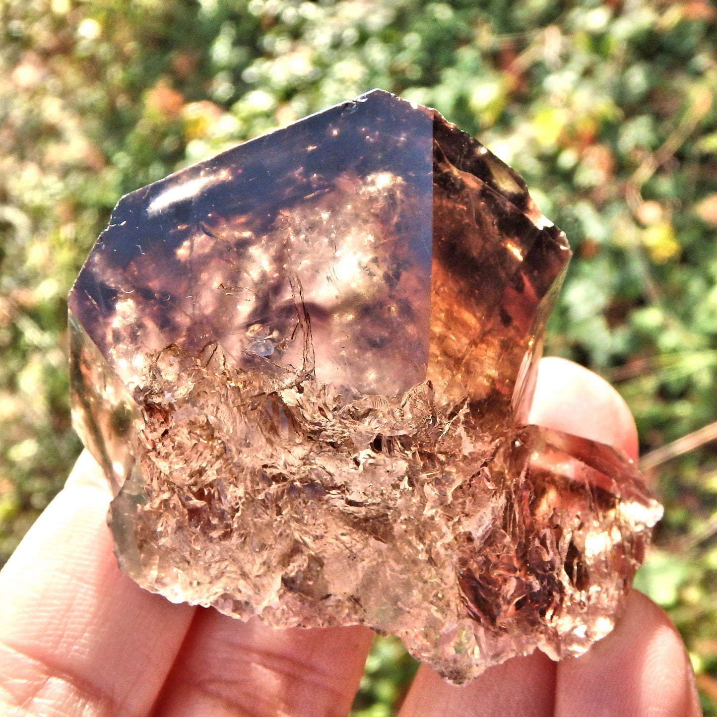Self Healing & Caves Elestial Smoky Quartz From Brazil