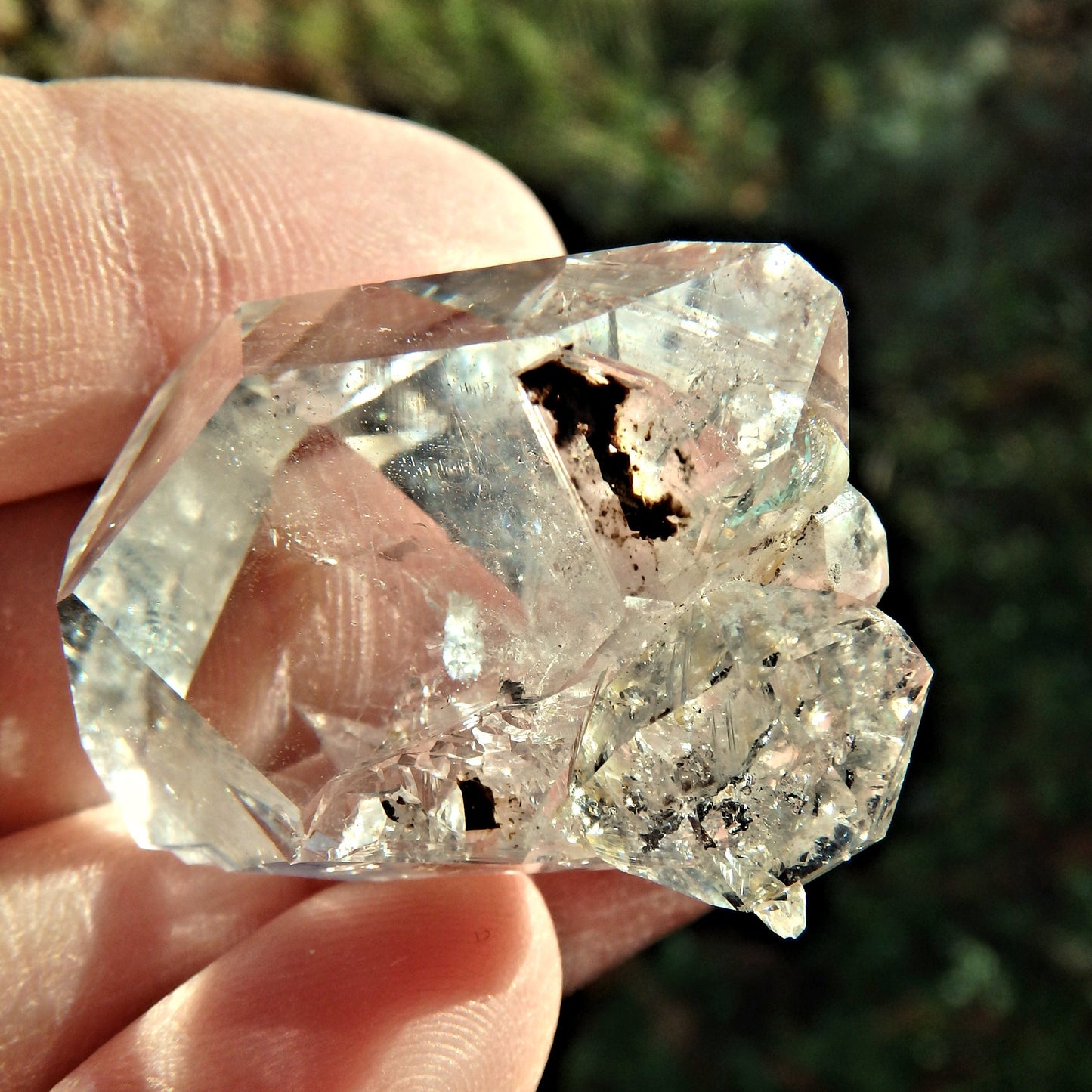 Lovely Clarity NY Herkimer Diamond Cluster Specimen1 - Earth Family Crystals