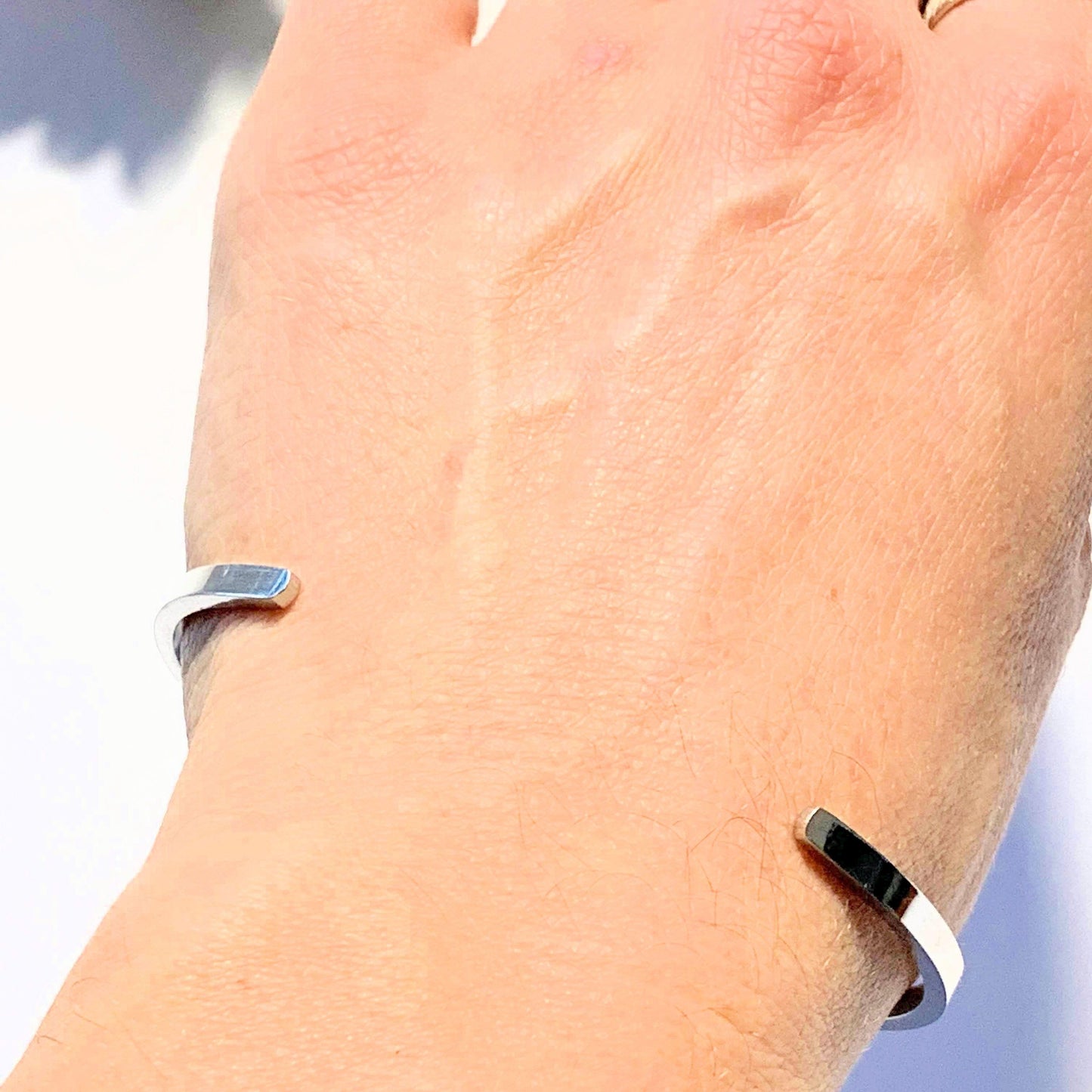 'Dream-Believe-Achieve' Stainless Steel Adjustable Cuff Bracelet