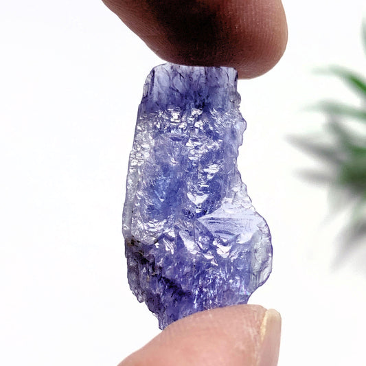 14 Carats~Terminated Gemmy Violet Tanzanite Self Healed Specimen~Locality Tanzania
