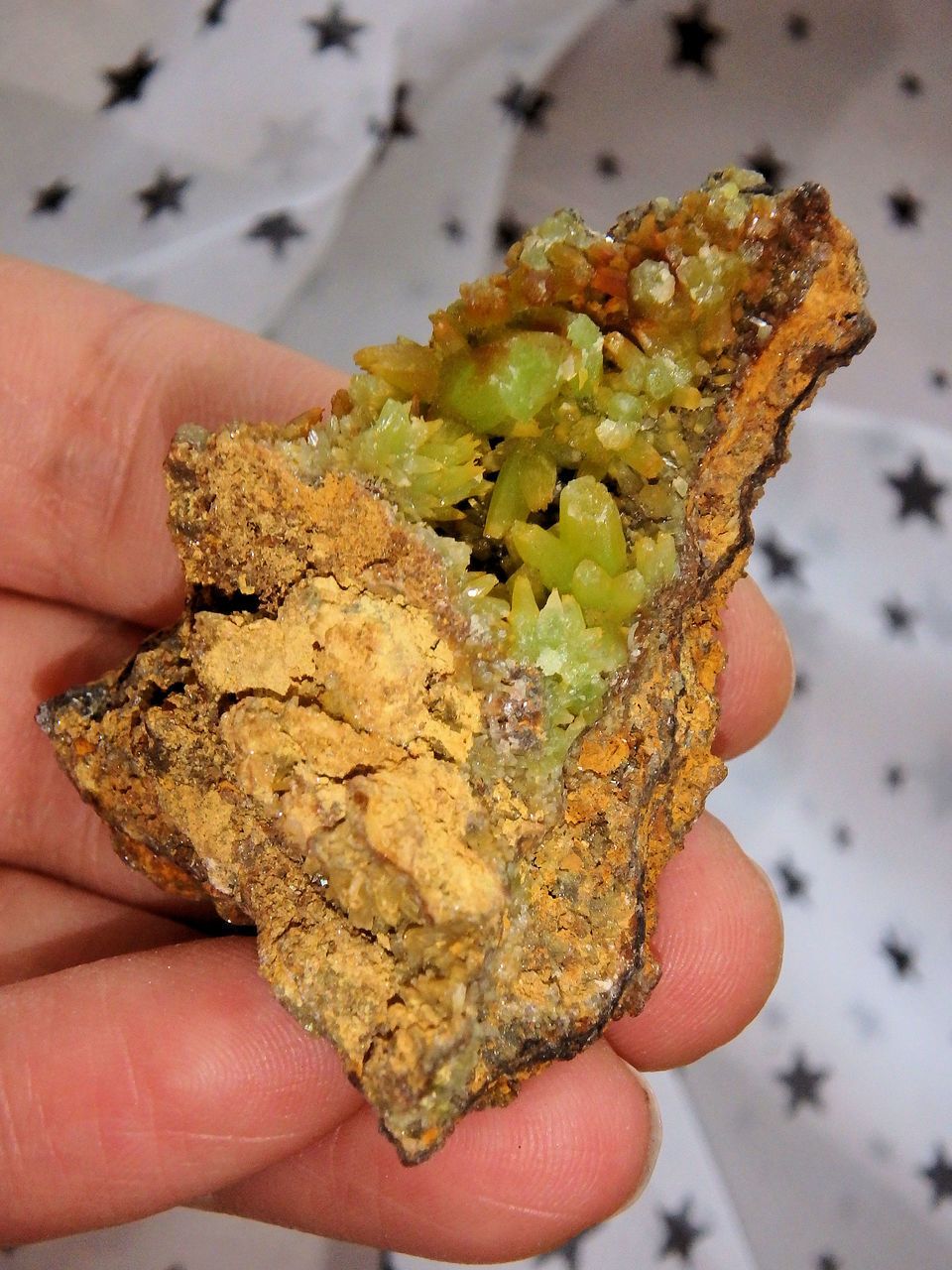 Green Pyromorphite in Cave Specimen - Earth Family Crystals