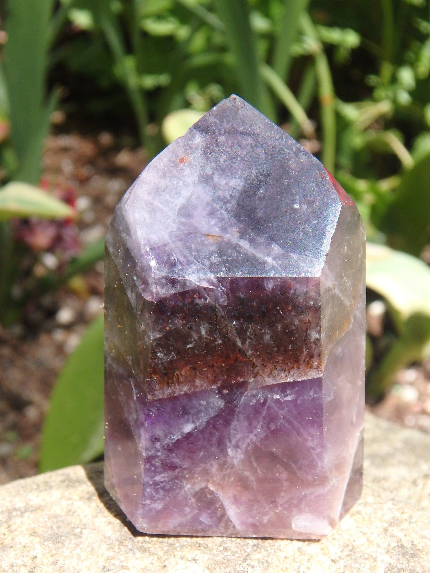 Amazing Inclusions Auralite-23 Polished Standing Display Specimen From Canada