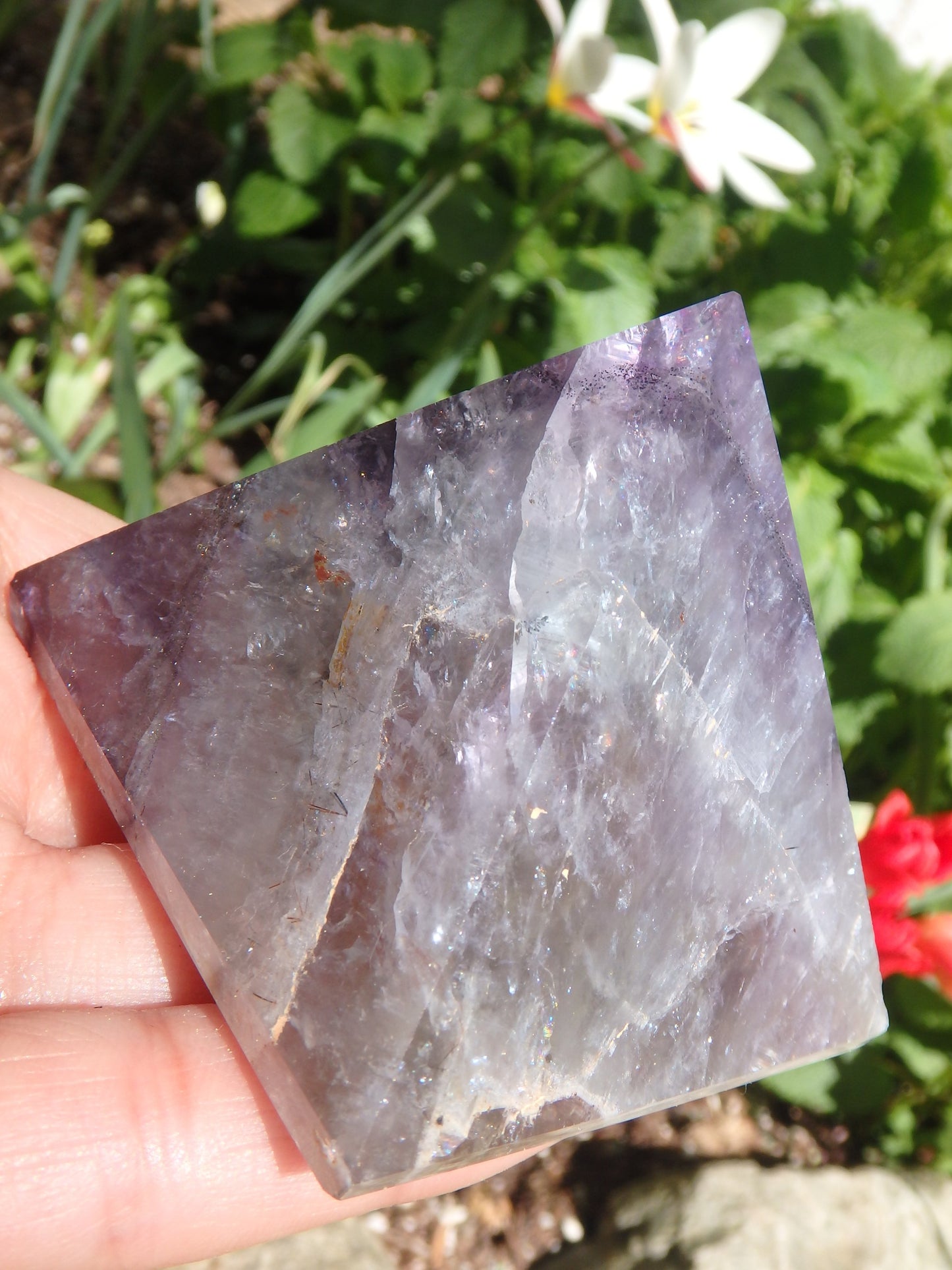 Large Auralite-23 Polished Pyramid Carving From Canada - Metiz Tier Price