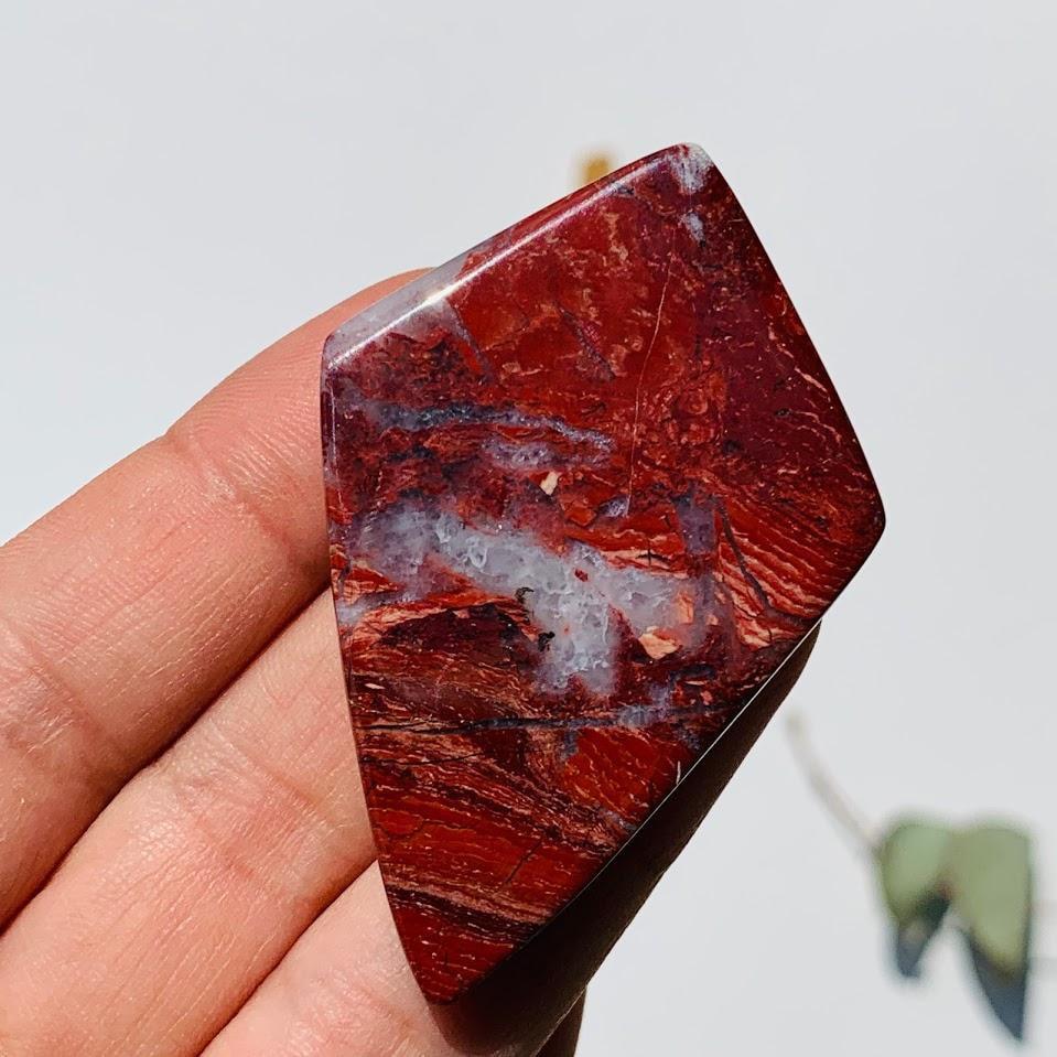Agate & Red Jasper Cabochon Ideal for Crafting