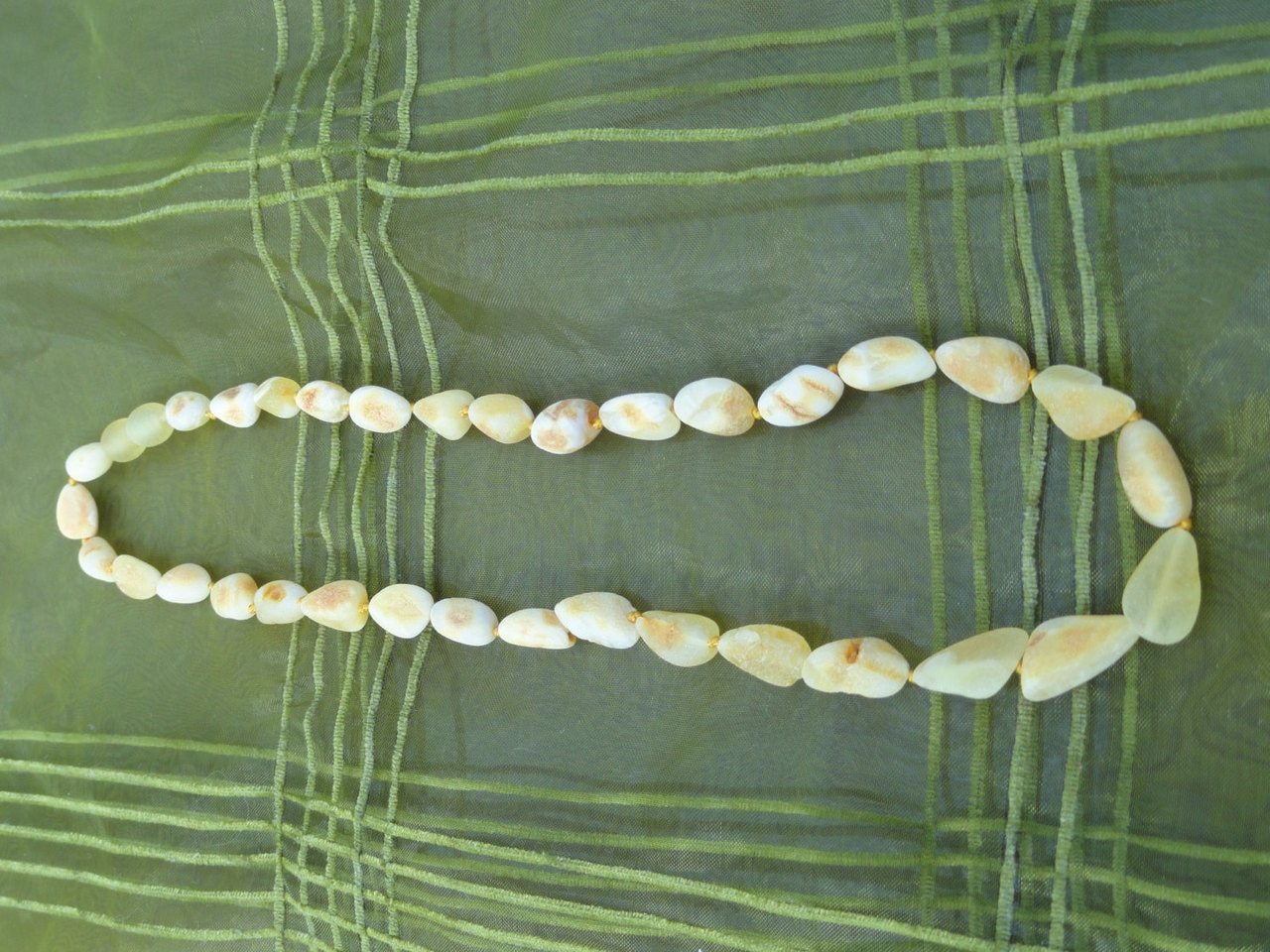 Pain Relieving Unpolished Genuine BALTIC AMBER Adult NECKLACES (18 inch length) Choose from : Cognac,Lemon, Butterscotch* - Earth Family Crystals