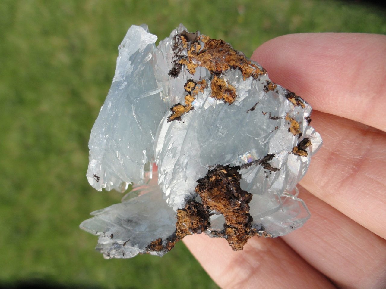 NEW Find * Gorgeous BLUE BARITE From Morocco* - Earth Family Crystals