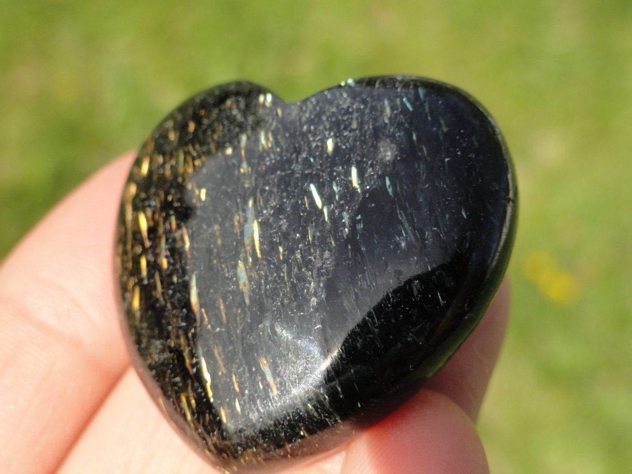 Mysterious NUUMMITE HEART~Discovery, Protection,Opportunities* - Earth Family Crystals