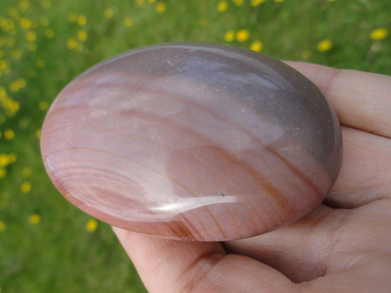 Colorful POLYCHROME JASPER Palm Stone*