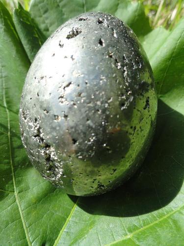 Pyrite Egg - Earth Family Crystals