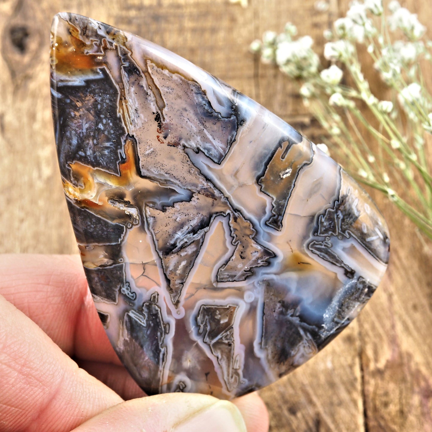  Amazing Patterns Chunky Agate Cabochon -Ideal for Crafting