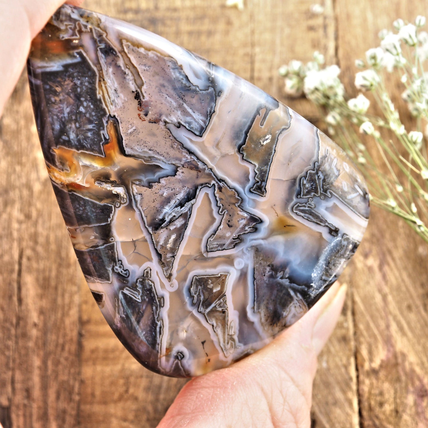  Amazing Patterns Chunky Agate Cabochon -Ideal for Crafting