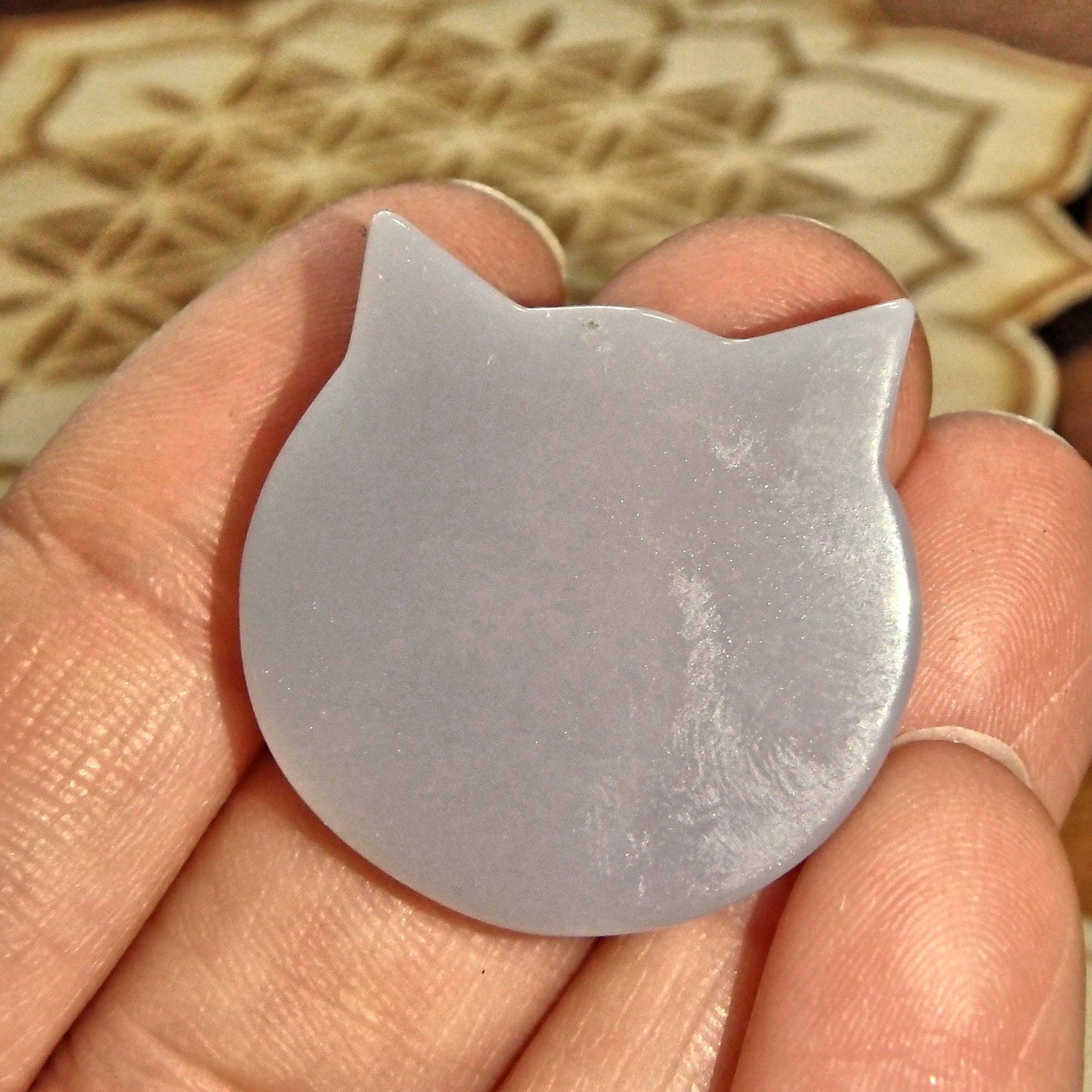  Cat Lovers Agate Druzy Quartz Carving~Ideal for Crafting