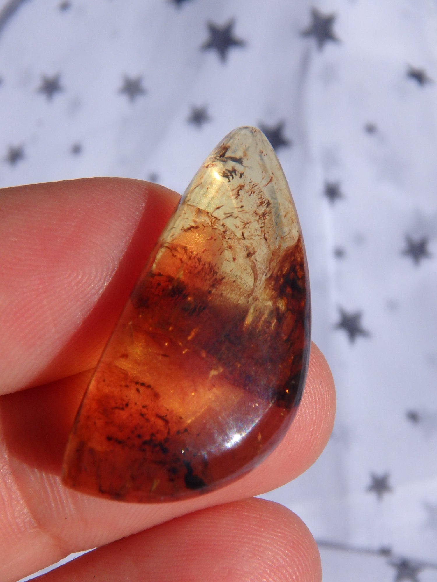  Beautiful Golden Amber Cabochon From Mexico~Ideal For Jewellery Making 3