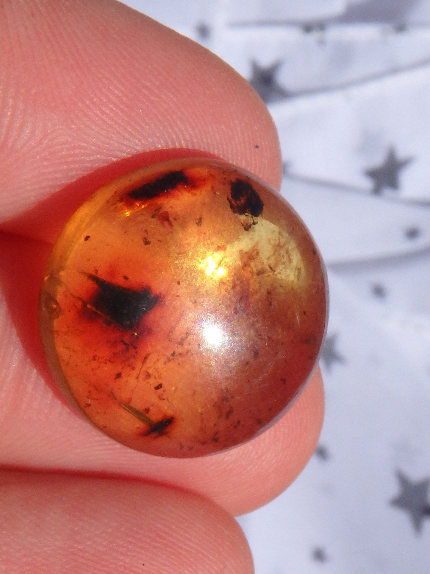  Beautiful Golden Amber Cabochon From Mexico~Ideal For Jewellery Making 5