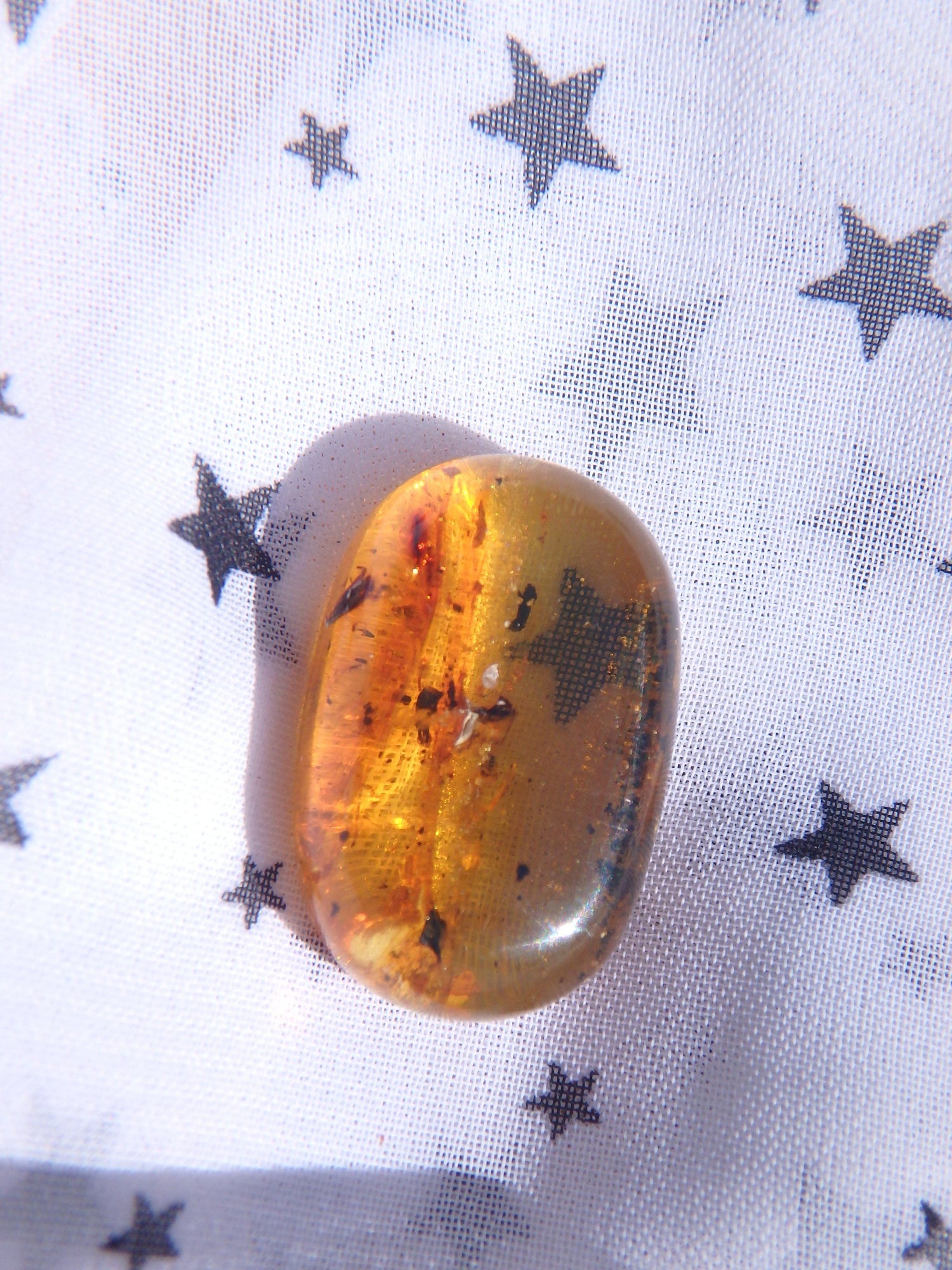  Beautiful Golden Amber Cabochon From Mexico~Ideal For Jewellery Making 1