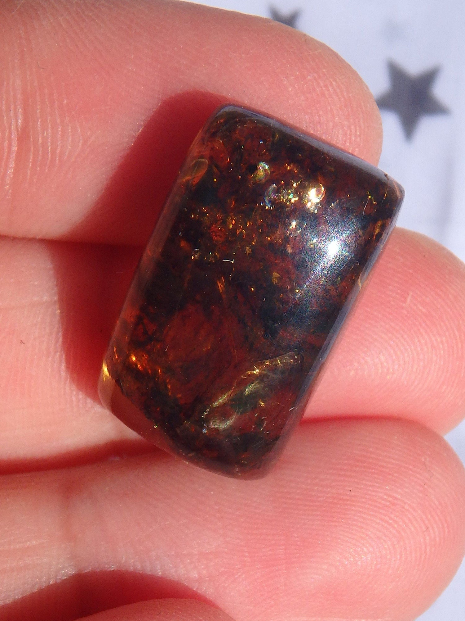  Beautiful Golden Amber Cabochon From Mexico~Ideal For Jewellery Making 4