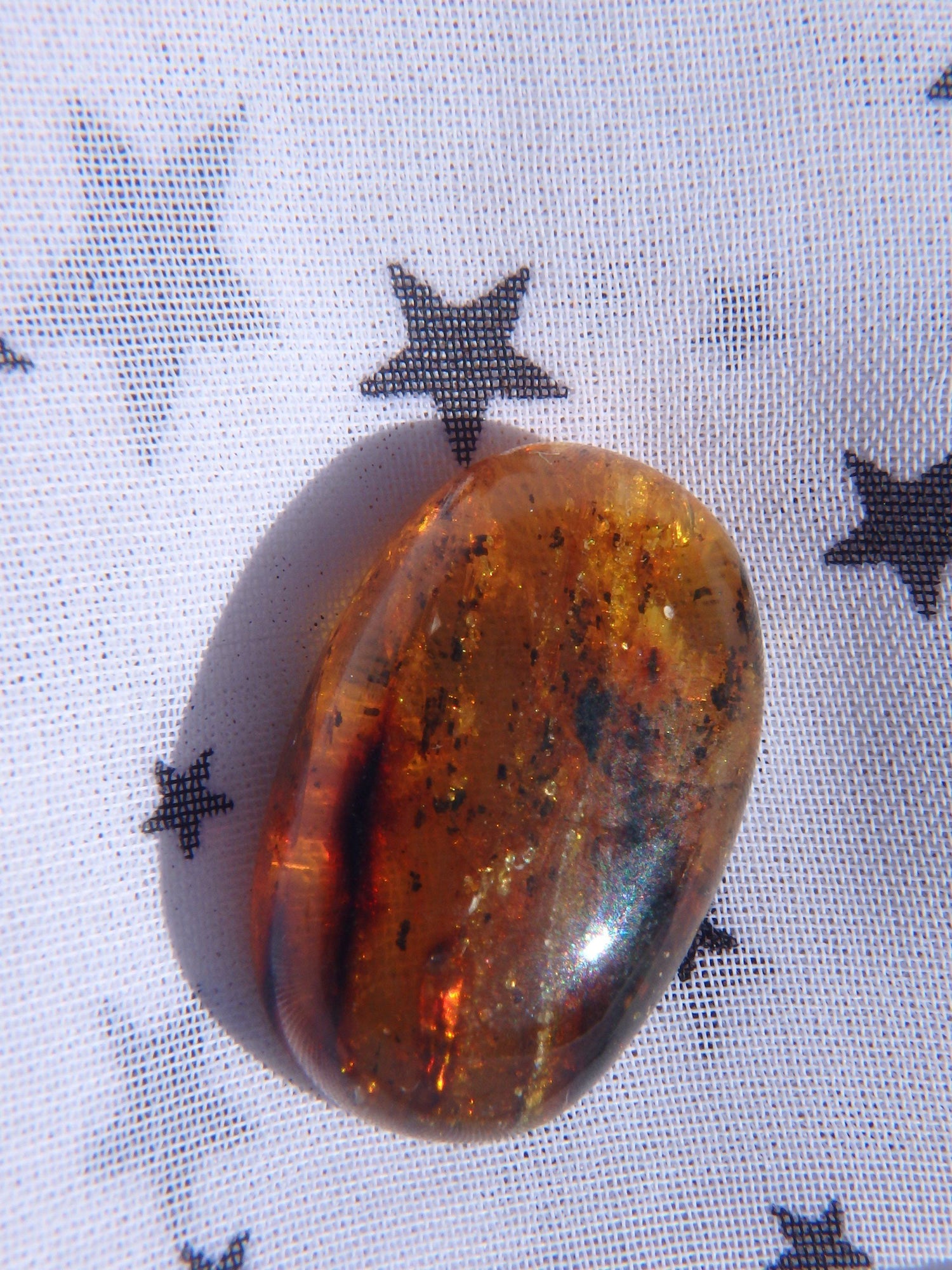  Beautiful Golden Amber Cabochon From Mexico~Ideal For Jewellery Making 2
