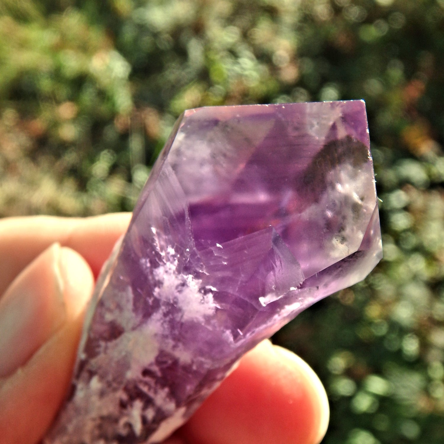 New Find~Gorgeous Amethyst Elestial Phantom Quartz Point From Bahia, Brazil 5 - Earth Family Crystals