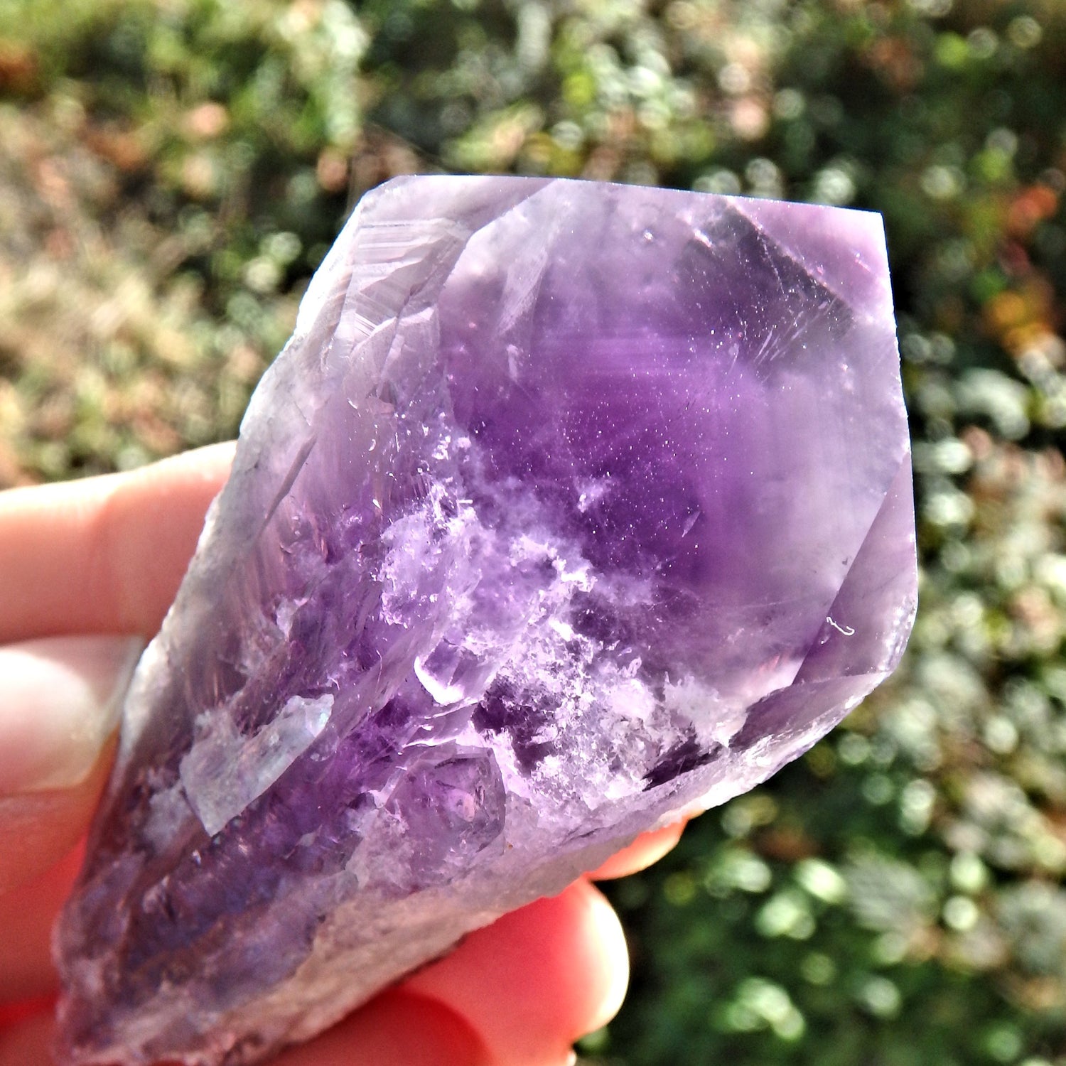 New Find~Gorgeous Amethyst Elestial Phantom Quartz Point From Bahia, Brazil 4 - Earth Family Crystals