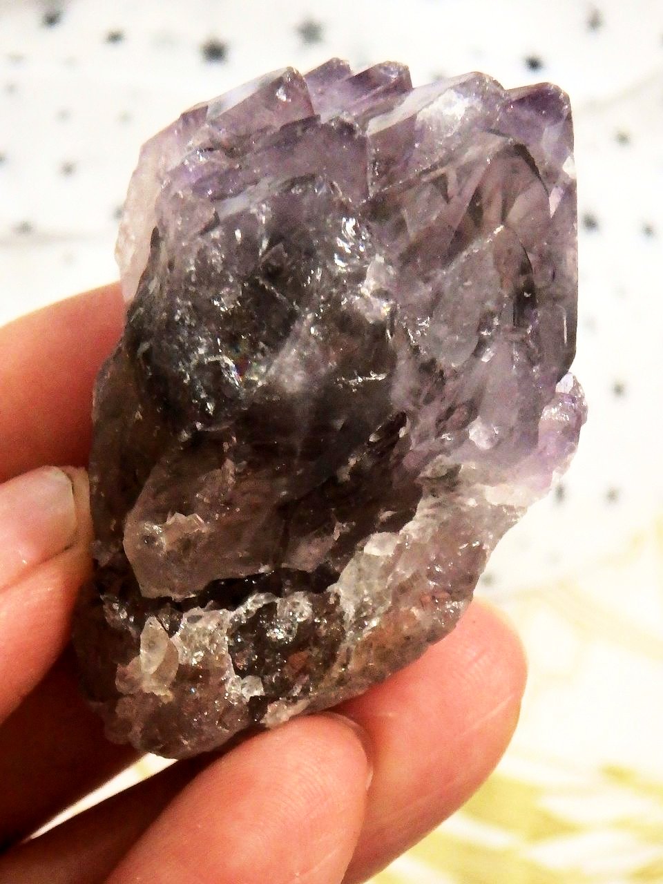 Ice Cream Cone~Raw Amethyst Multi Point Specimen From Brazil - Earth Family Crystals