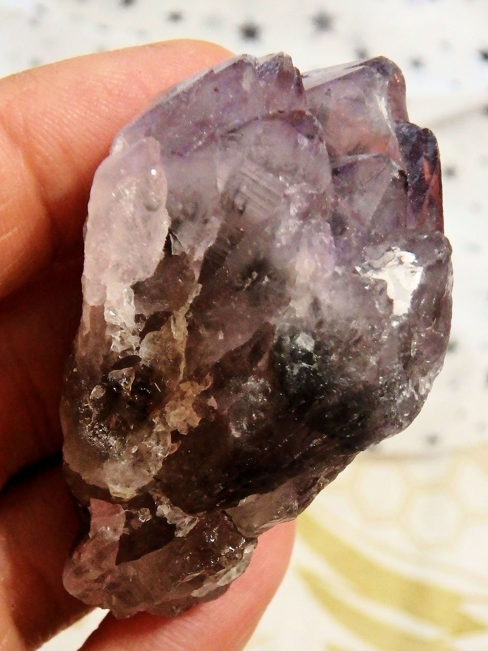 Ice Cream Cone~Raw Amethyst Multi Point Specimen From Brazil - Earth Family Crystals