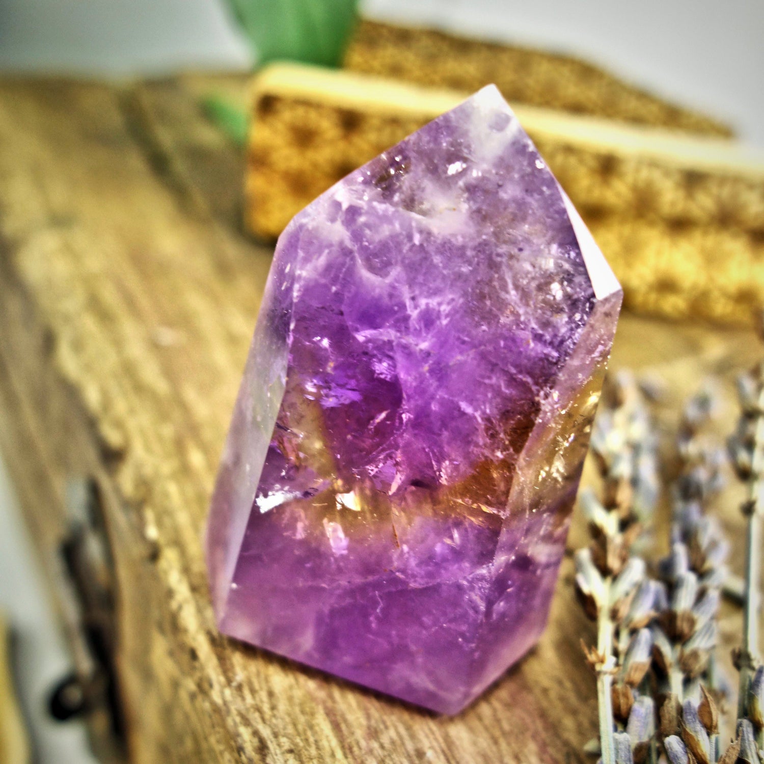  Brilliant Ametrine Generator Standing Display Specimen From Brazil 1