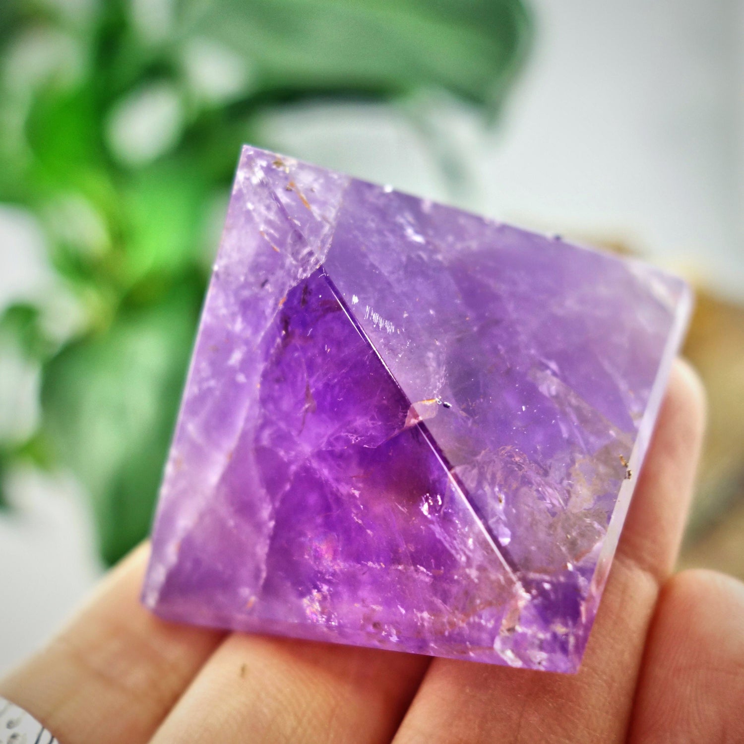  Brilliant Ametrine Pyramid Display Specimen From Brazil 1