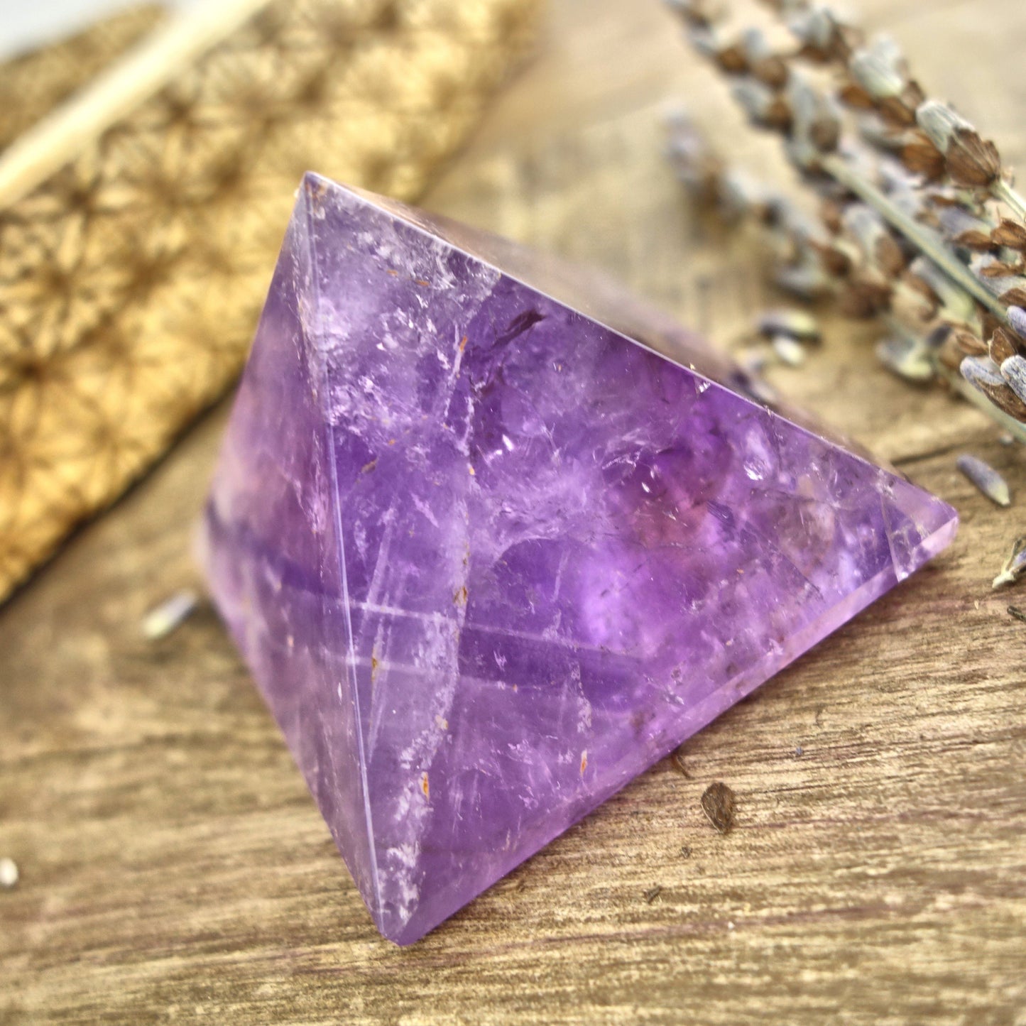  Brilliant Ametrine Pyramid Display Specimen From Brazil 1