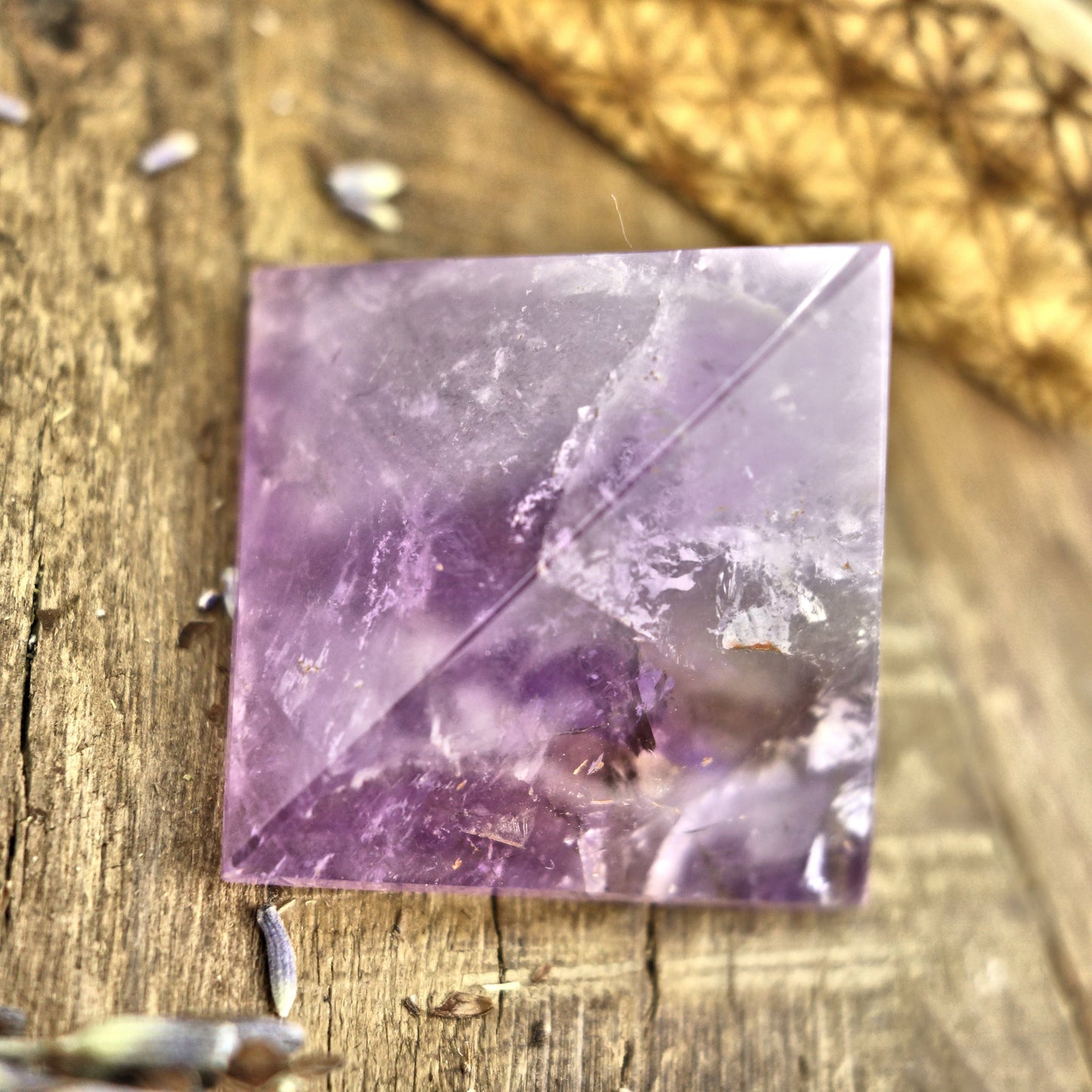  Brilliant Ametrine Pyramid Display Specimen From Brazil 2