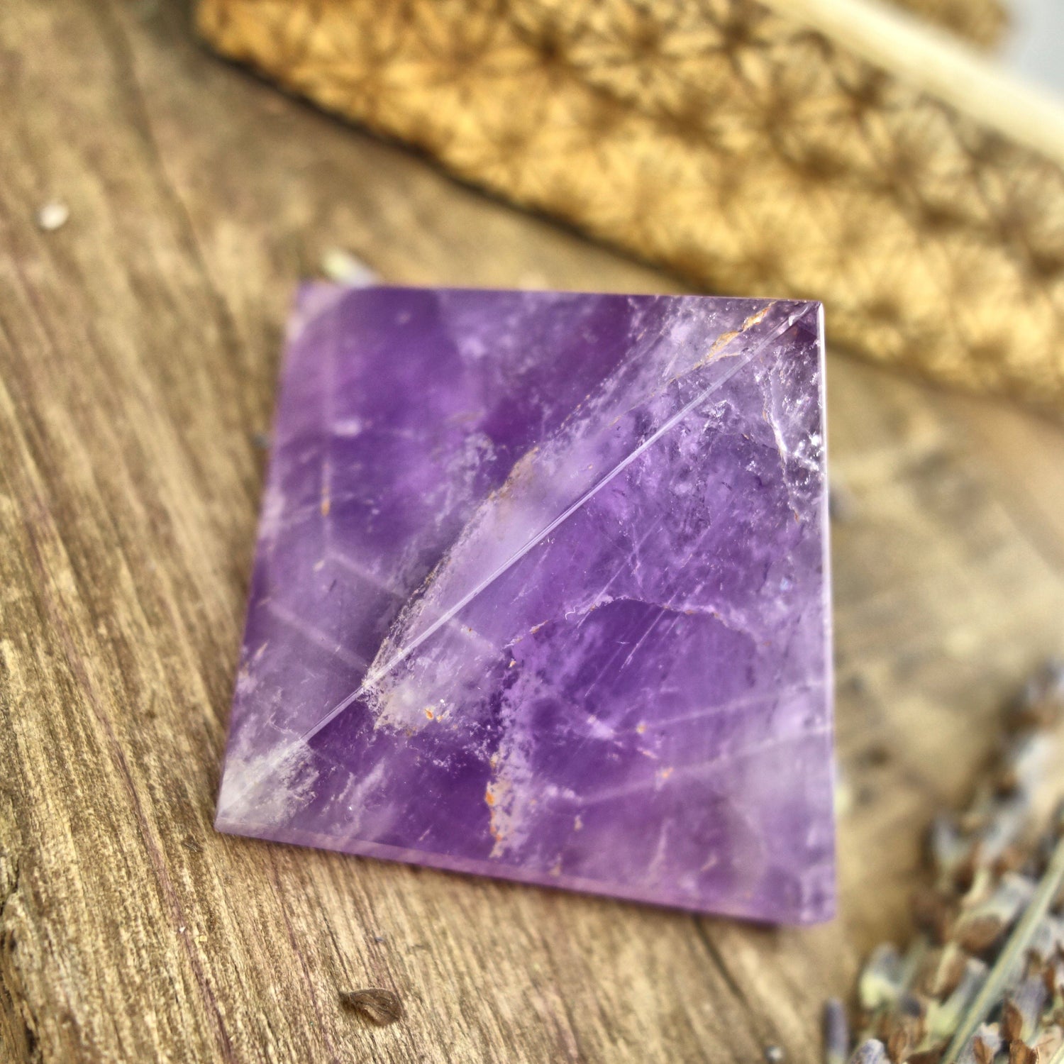  Brilliant Ametrine Pyramid Display Specimen From Brazil 1