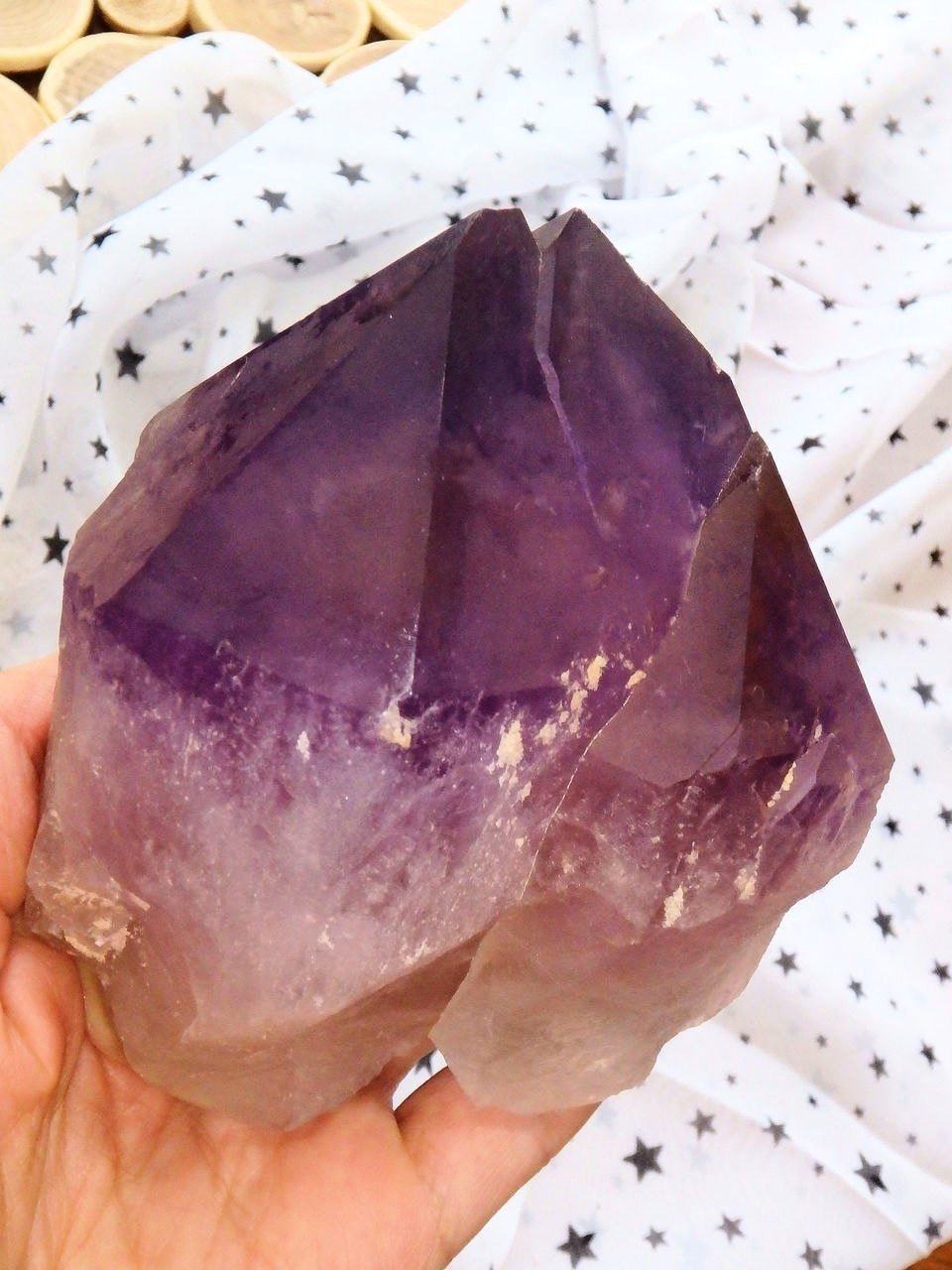  Breathtaking Large Unpolished Ametrine Standing Elestial From Bolivia