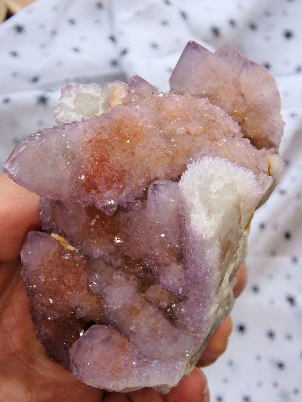  Beautiful Large Ametrine Spirit Quartz With Red Hematite Inclusions