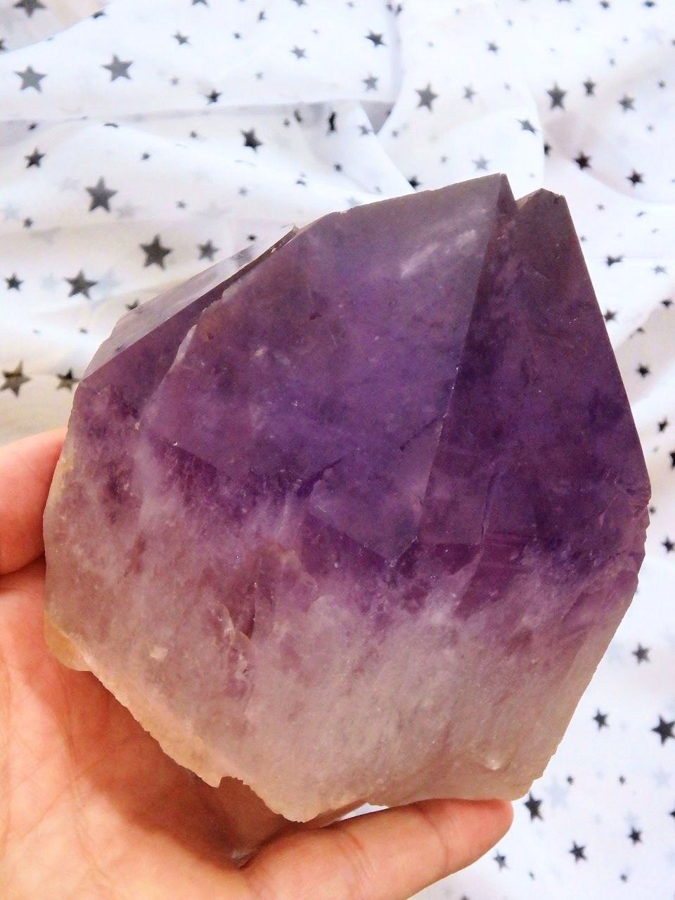  Breathtaking Large Unpolished Ametrine Standing Elestial From Bolivia