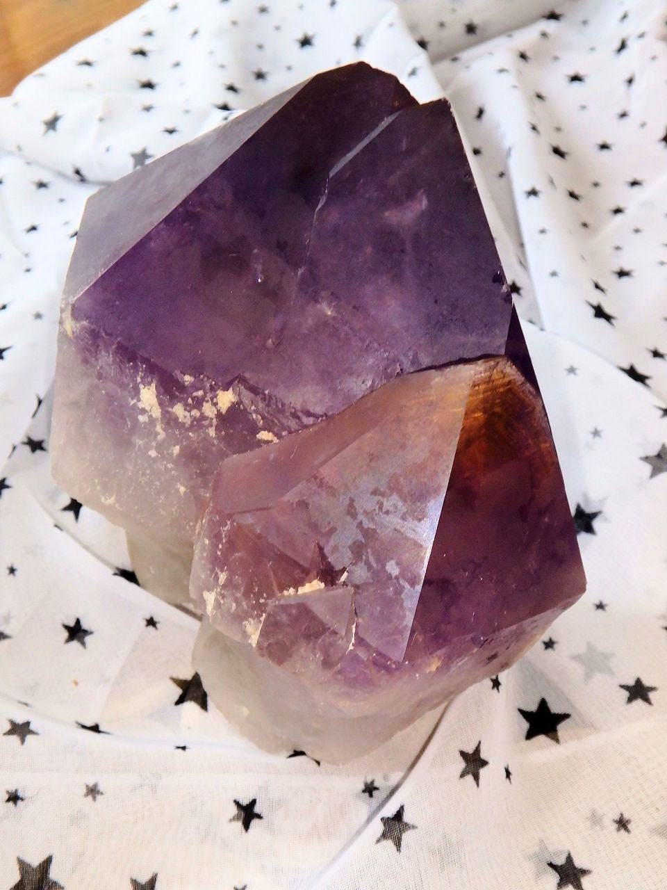  Breathtaking Large Unpolished Ametrine Standing Elestial From Bolivia