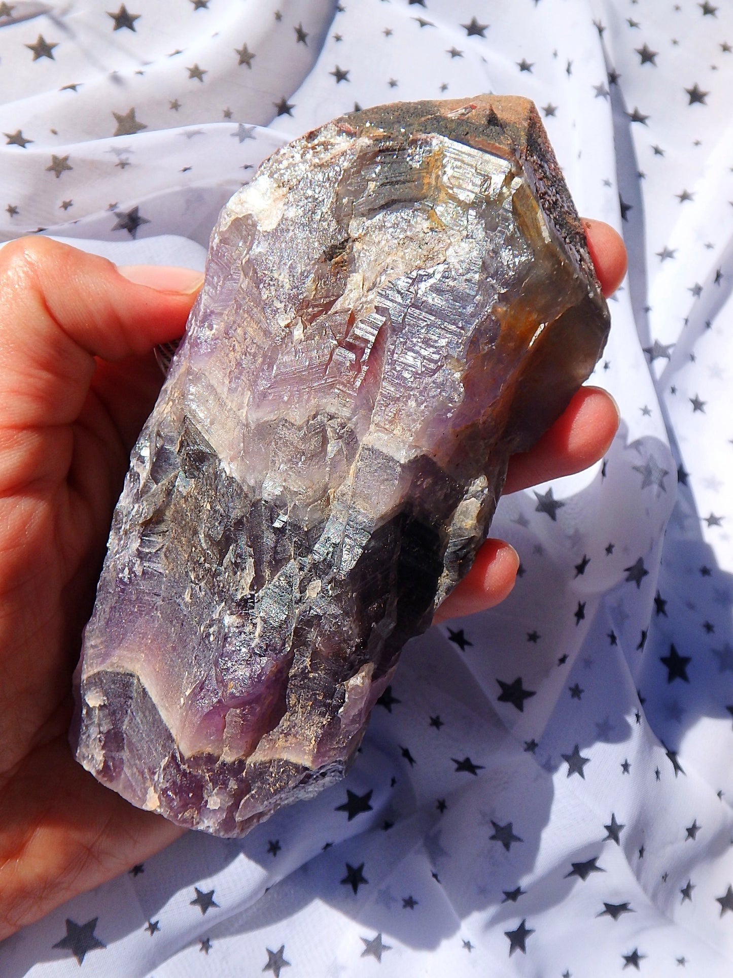 Powerful Genuine Dark Purple Auralite-23 Point Specimen With Record Keepers  From Ontario, Canada - Metiz Tier Price