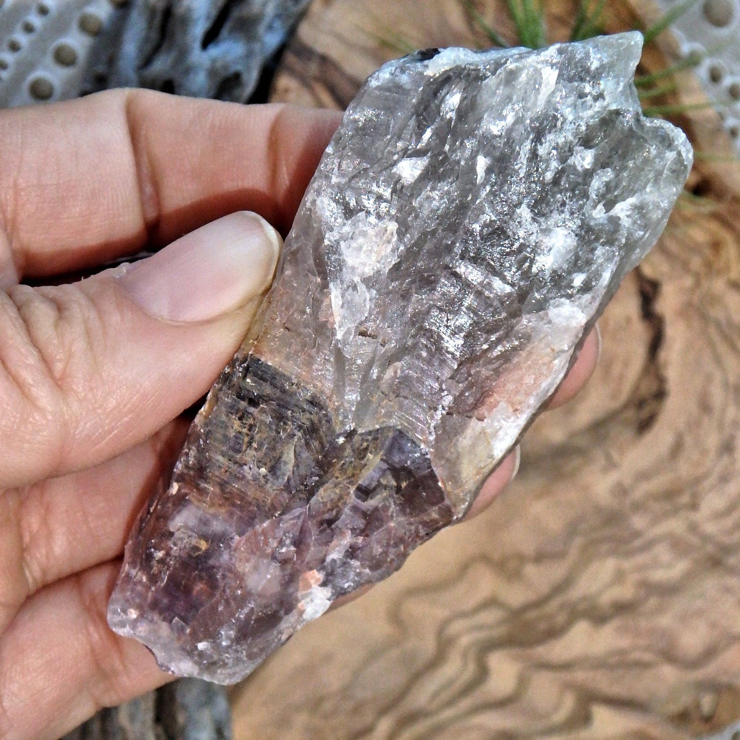  Awakened Mint Green & Purple Auralite-23 Point from Canada