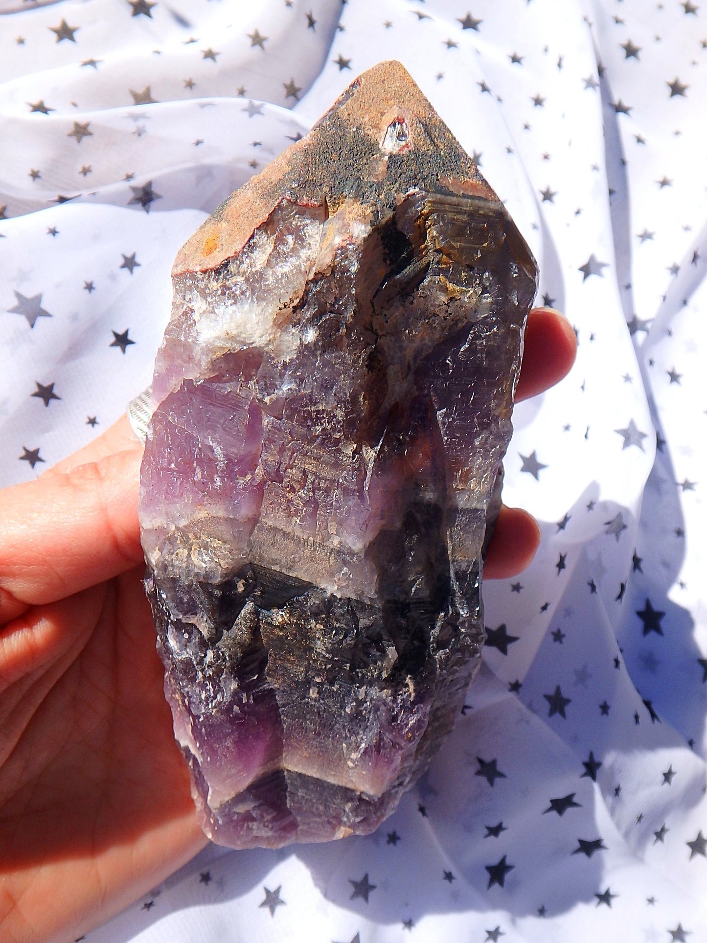 Powerful Genuine Dark Purple Auralite-23 Point Specimen With Record Keepers  From Ontario, Canada - Metiz Tier Price