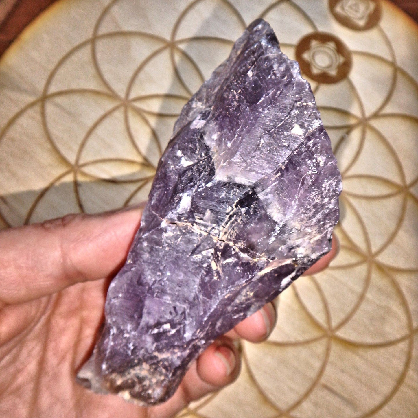  Chunky Purple Canadian Genuine Auralite-23 Point~Perfect for Energy Work