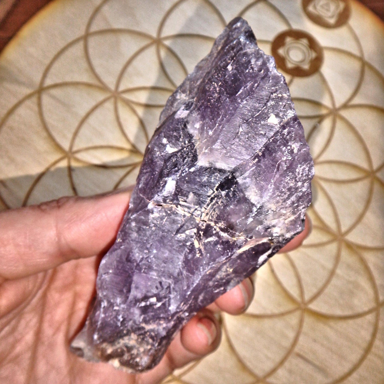  Chunky Purple Canadian Genuine Auralite-23 Point~Perfect for Energy Work