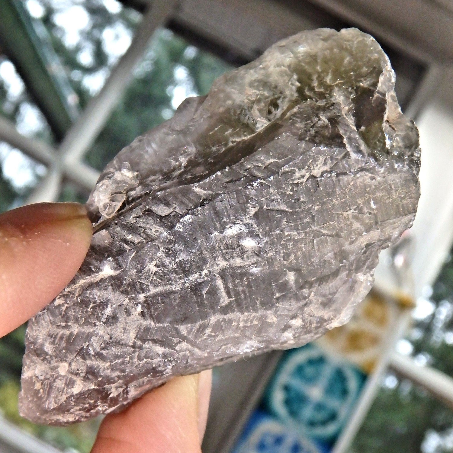  Chunk of Rare Emerald Green Auralite -23 From Canada