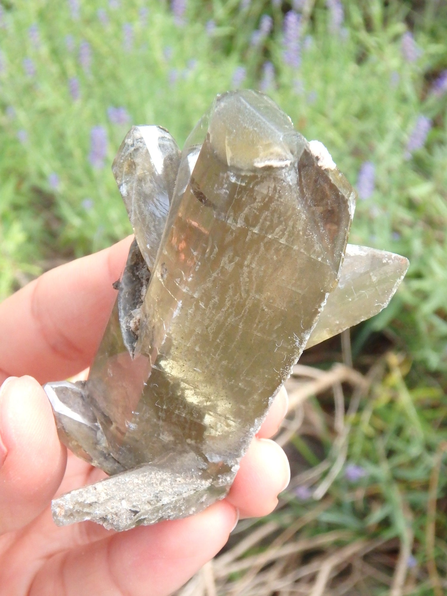 Golden & Grey Natural Barite From Linwood Mine, Iowa Default Title - Earth Family Crystals
