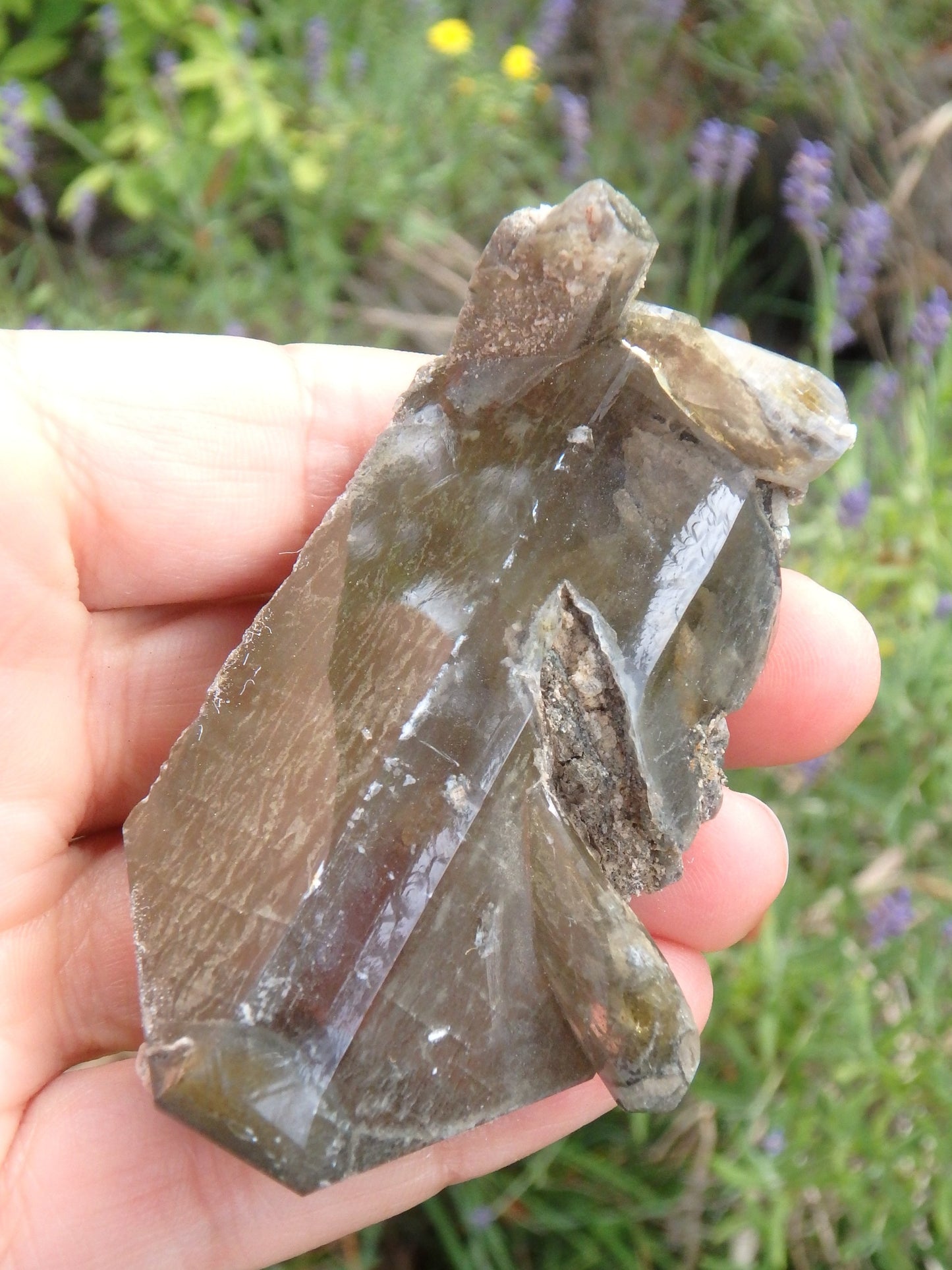  Golden & Grey Natural Barite From Linwood Mine, Iowa Default Title - Earth Family Crystals