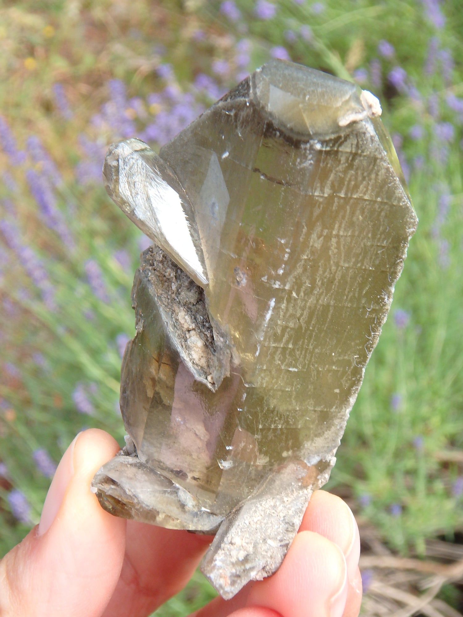  Golden & Grey Natural Barite From Linwood Mine, Iowa Default Title - Earth Family Crystals