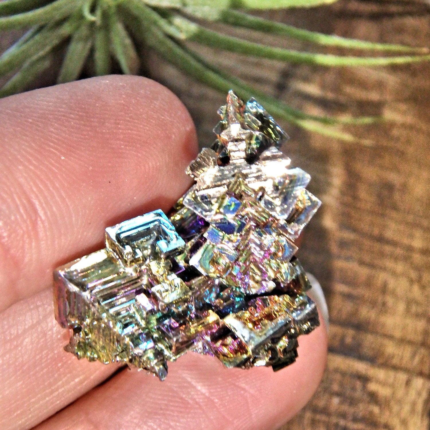  Cute Rainbow Bismuth Free Form Specimen From Germany